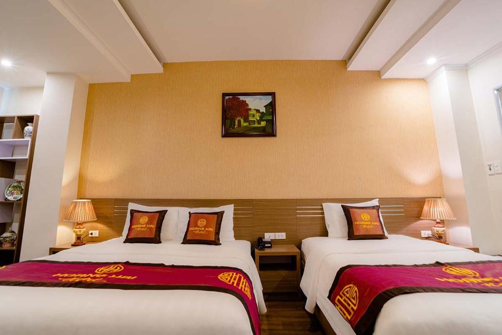 Двухместный (Улучшенный двухместный номер с 2 отдельными кроватями) отеля Hoang Hai Hotel, Хайфон