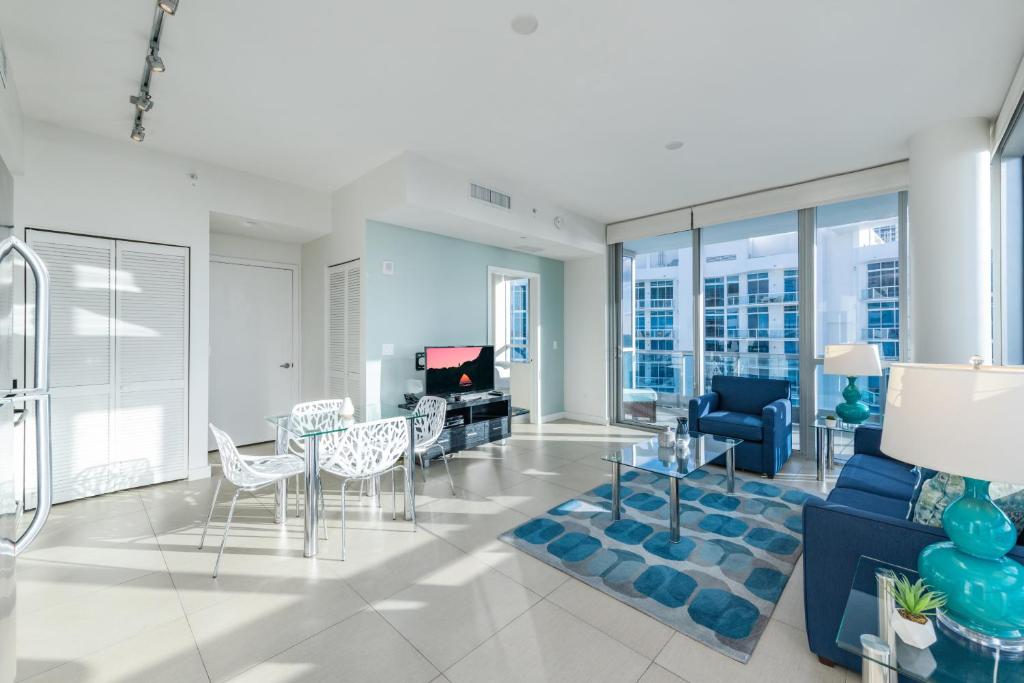 Апартаменты (Апартаменты Делюкс с 1 спальней - Вид на залив), Churchill Suites Monte Carlo Miami Beach