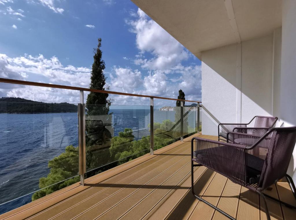 Двухместный (Улучшенный двухместный номер с 1 кроватью или 2 отдельными кроватями) отеля Villa Dubrovnik, Дубровник
