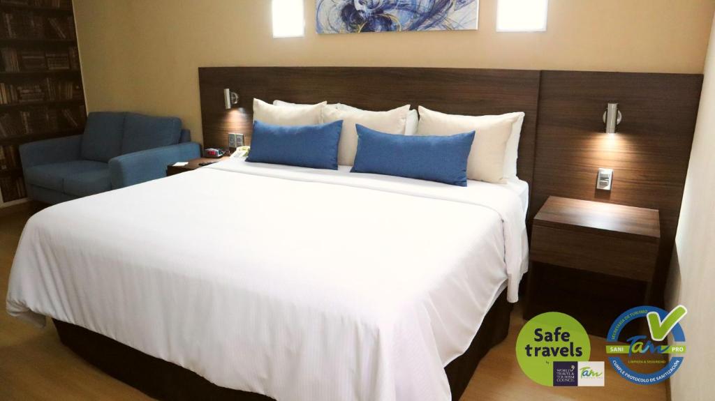 Двухместный (Номер с кроватью размера «king-size») отеля Rio Vista Inn Business High Class Tampico, Тампико