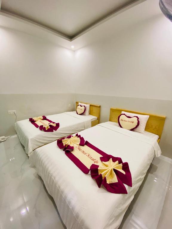 Двухместный (Двухместный номер с 2 отдельными кроватями) отеля Sao Mai hotel, Кондао