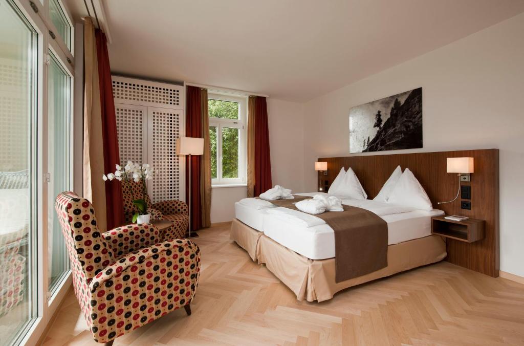 Двухместный (Двухместный номер Делюкс с 1 кроватью) отеля Waldhotel Davos, Давос
