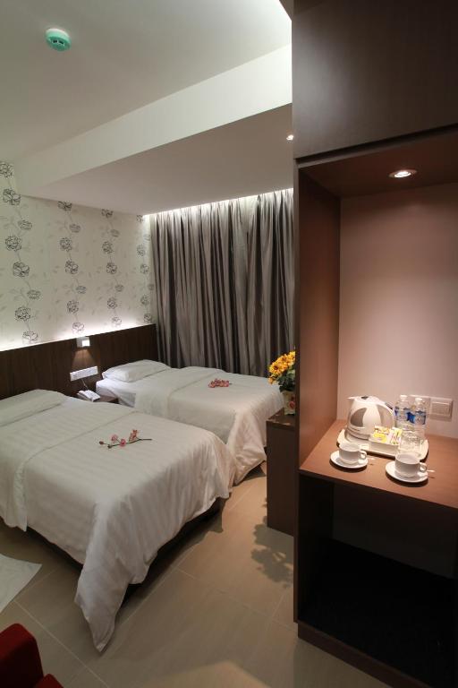 Двухместный (Двухместный номер Делюкс с 2 отдельными кроватями) отеля Tai Ichi Hotel Kuala Lumpur, Куала-Лумпур