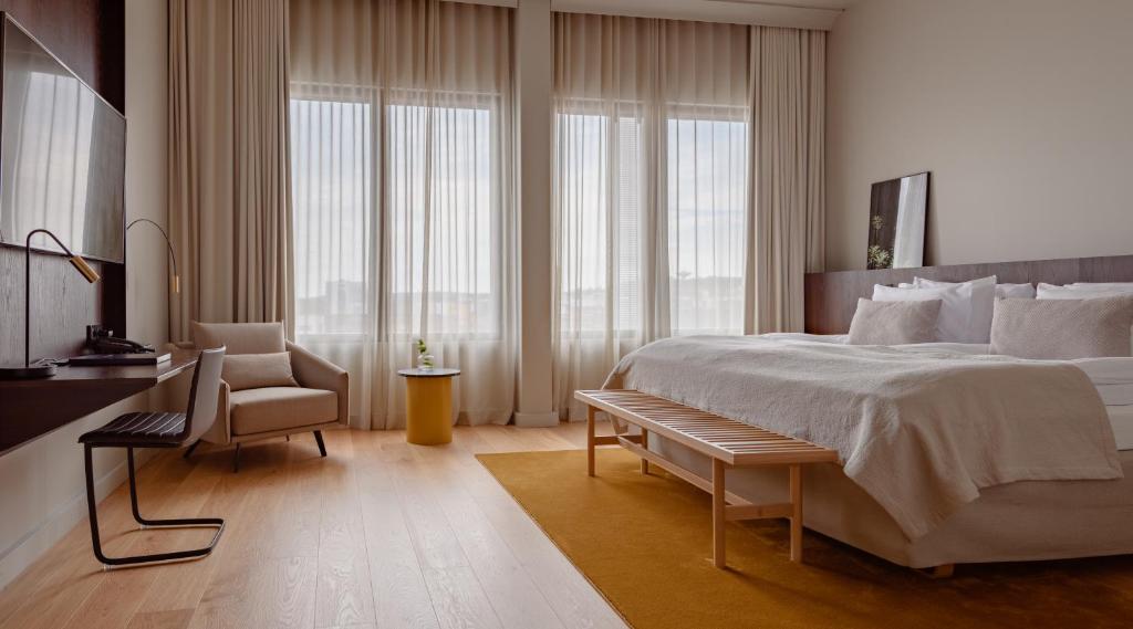 Двухместный (Улучшенный двухместный номер с 1 кроватью или 2 отдельными кроватями) отеля Solo Sokos Hotel Paviljonki, Ювяскюля