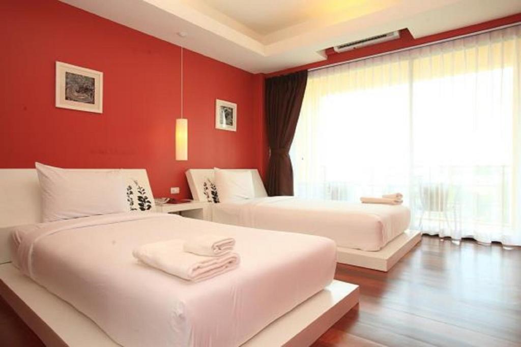 Двухместный (Стандартный двухместный номер с 2 отдельными кроватями и видом на море) отеля Keeree Ele, Ко Чанг