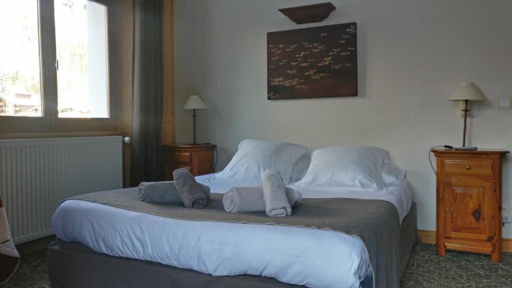 Двухместный (Двухместный номер с 1 кроватью и душем) отеля Hôtel Bellier, Валь-дизер