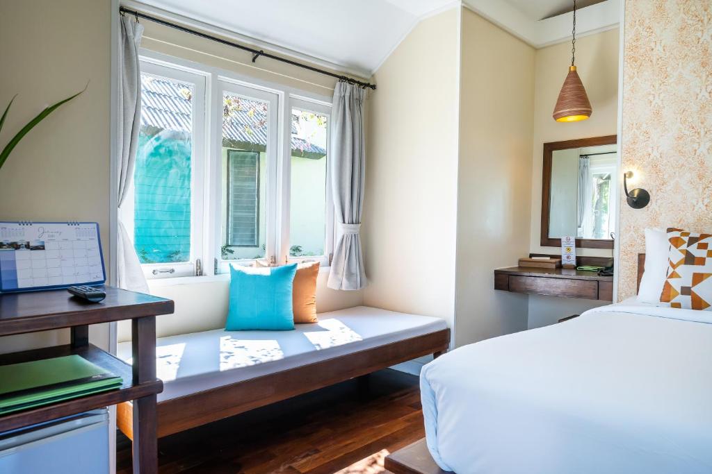 Двухместный (Двухместный номер Делюкс с 1 кроватью или 2 отдельными кроватями в коттедже) курортного отеля Sai Kaew Beach Resort, Самет