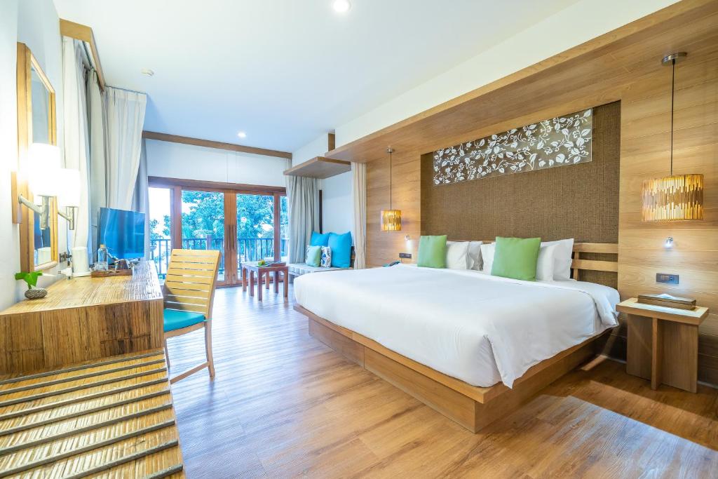 Двухместный (Номер «Премьер» с видом на море) курортного отеля Ao Prao Resort, Самет
