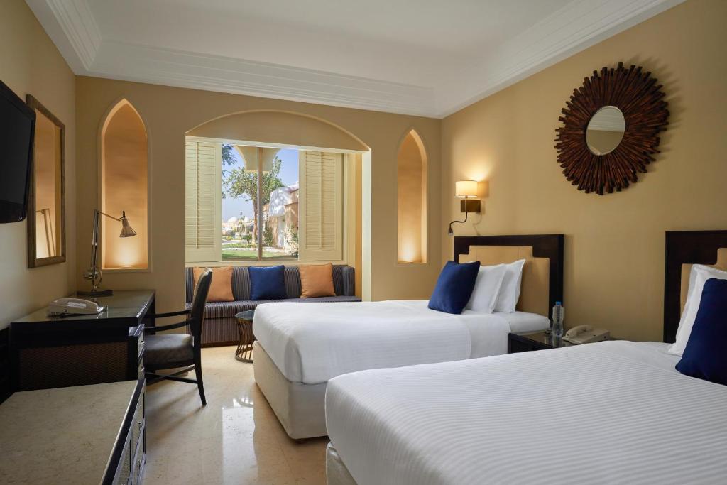 Двухместный (Улучшенный двухместный номер с 2 отдельными кроватями и видом на сад) отеля Achti Resort, Луксор