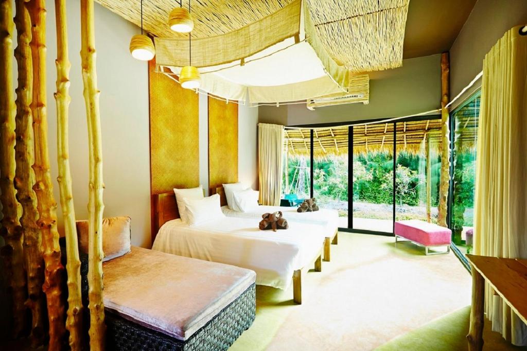 Двухместный (Номер Делюкс - Возможно проживание с домашними животными) курортного отеля Asita Eco Resort, Самутсонгкхрам