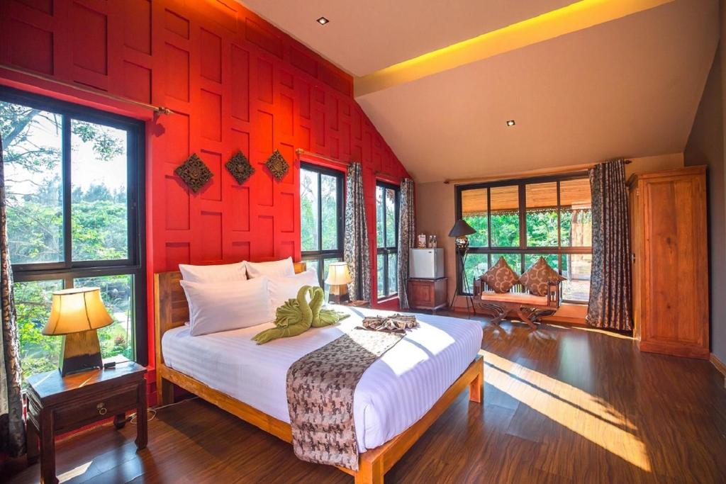 Двухместный (Thai Deluxe Room - No Pets Allowed) курортного отеля Asita Eco Resort, Самутсонгкхрам