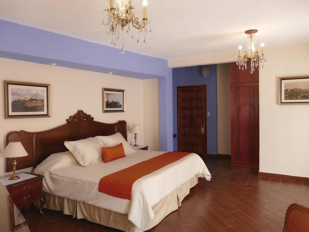 Двухместный (Номер с кроватью размера «king-size») отеля El Meson de los Poetas, Гуанахуато
