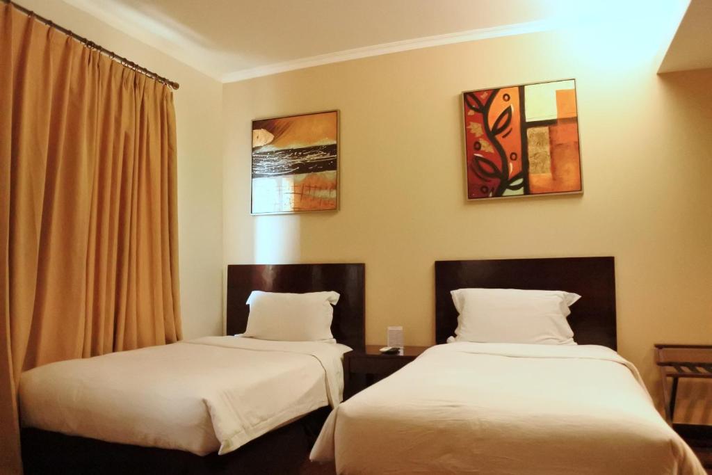 Двухместный (Двухместный номер-студио с 2 отдельными кроватями) отеля Aston Marina Ancol Hotel and Residence, Джакарта