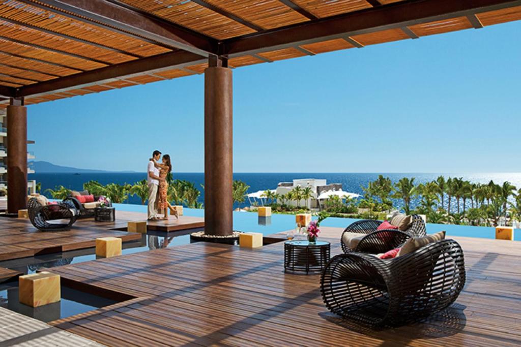 Сьюит (Полулюкс с кроватью размера «king-size» и видом на океан - Включен завтрак) курортного отеля Secrets Vallarta Bay Resort & SPA - Только для взрослых, Пуэрто-Вальярта