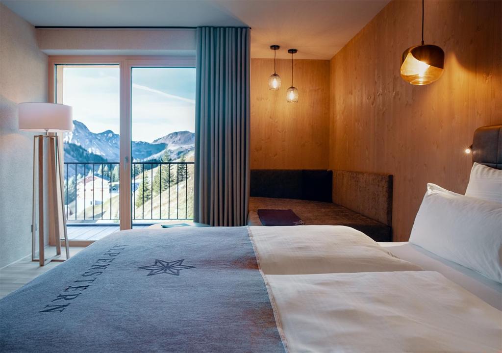 Двухместный (Двухместный номер с 1 кроватью - Подходит для гостей с ограниченными физическими возможностями) отеля Hotel Alpenstern, Шварценберг