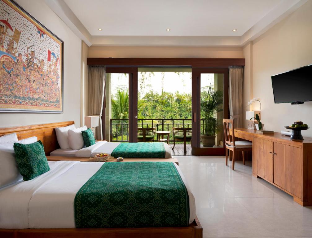 Двухместный (Двухместный номер Делюкс с 1 кроватью или 2 отдельными кроватями) отеля Jannata Resort and Spa, Убуд