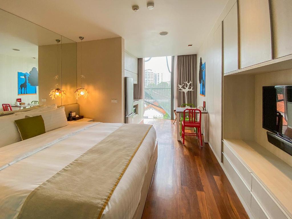 Двухместный (Двухместные апартаменты-студио с 1 кроватью) апарт-отеля The Forest by Wangz, Сингапур (город)