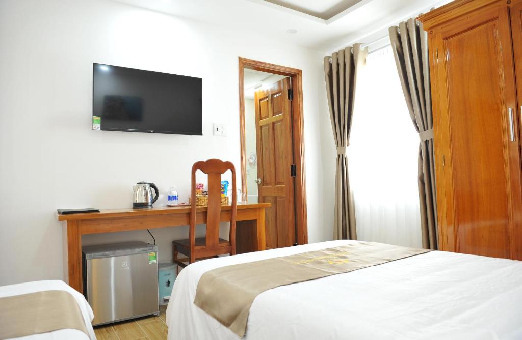 Двухместный (Двухместный номер с 2 отдельными кроватями) отеля KIM NGÂN HOTEL, Куинён