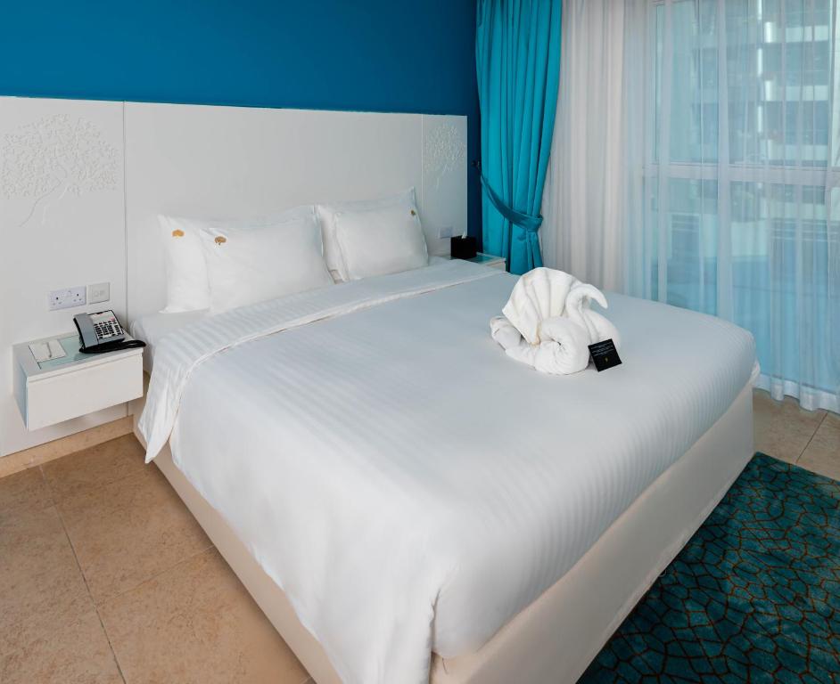 Двухместный (Двухместный номер с 2 отдельными кроватями) отеля Jannah Marina Bay Suites, Дубай
