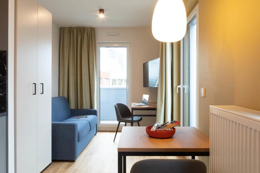 Апартаменты (Comfy Apartment with Kitchen) апарт-отеля Brera Serviced Apartments Frankfurt West, Франкфурт-на-Майне