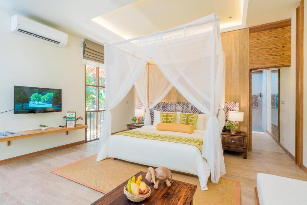 Двухместный (Улучшенный номер с кроватью размера «king-size») курортного отеля Koh Yao Yai Village, Кох Яо Яй
