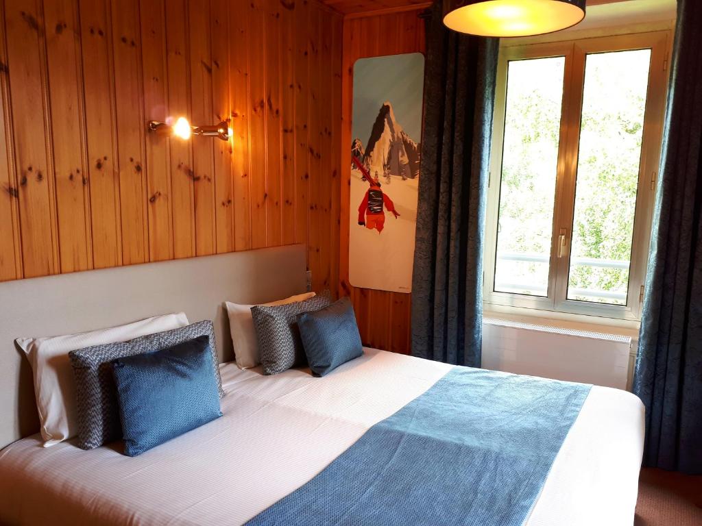 Двухместный (Двухместный номер «Горы» с 1 кроватью или 2 отдельными кроватями) отеля Aiguille du Midi, Шамони-Мон-Блан