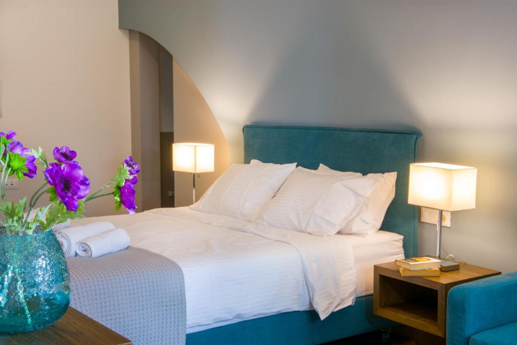 Двухместный (Двухместный номер с 1 кроватью - Подходит для гостей с ограниченными физическими возможностями) апарт-отеля Elounda Colour Apartments, Элунда