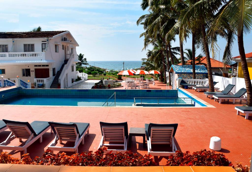 Двухместный (Двухместный номер с 1 кроватью, вид на море) курортного отеля Empire Beach Resort, Калангут