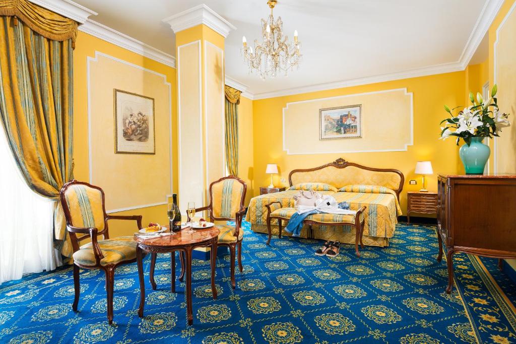 Сьюит (Полулюкс Делюкс) отеля Hotel Metropole, Абано-Терме