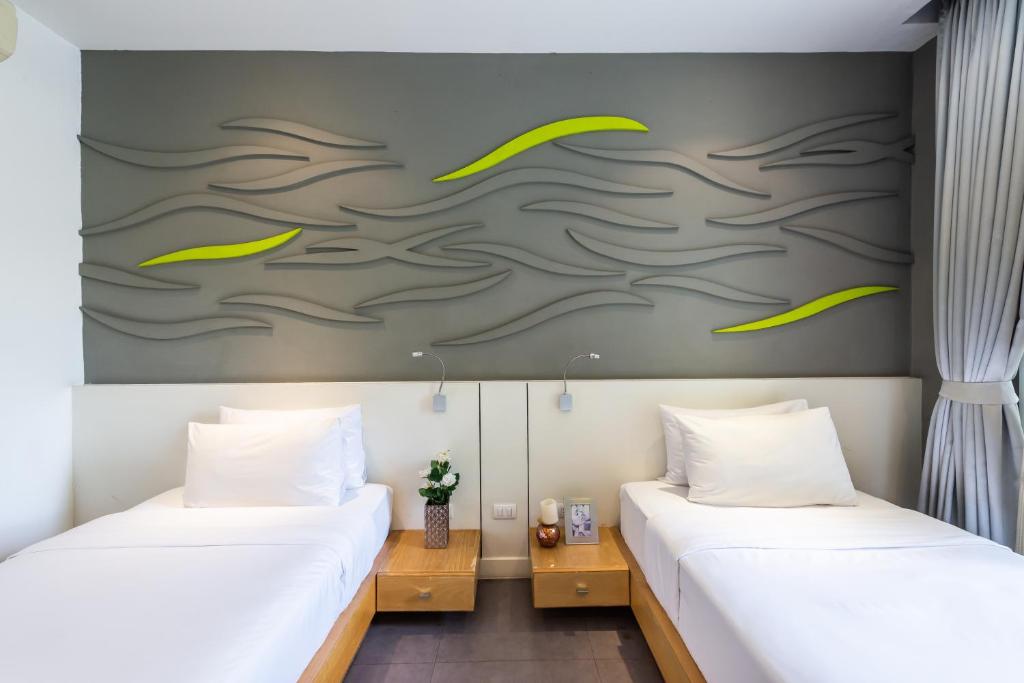 Двухместный (Двухместный номер Делюкс с 1 кроватью или 2 отдельными кроватями) отеля Paeva Luxury Serviced Residence, Самутпракан
