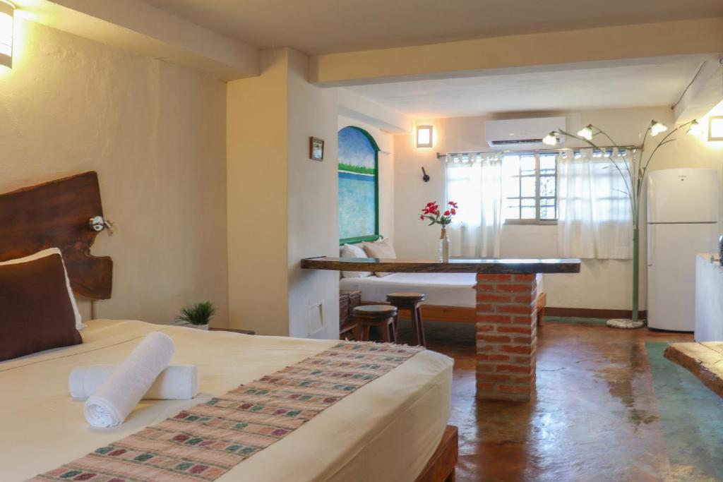 Сьюит (Семейный люкс) хостела Hostal & Suites Pata de Perro, Бакалар