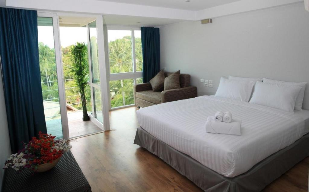 Апартаменты (Апартаменты с видом на сад) курортного отеля Nantra Thongson Bay Resort & Villas, Самуи