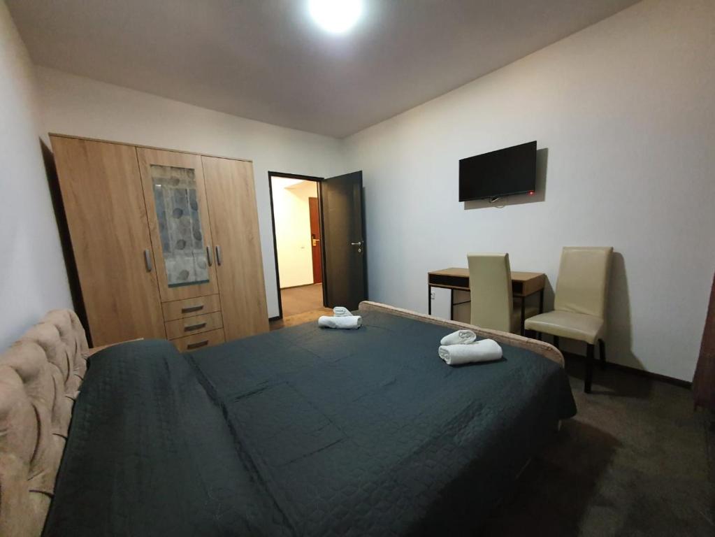 Двухместный (Улучшенный двухместный номер с 1 кроватью или 2 отдельными кроватями) отеля Hotel Petroşani, Петрошани