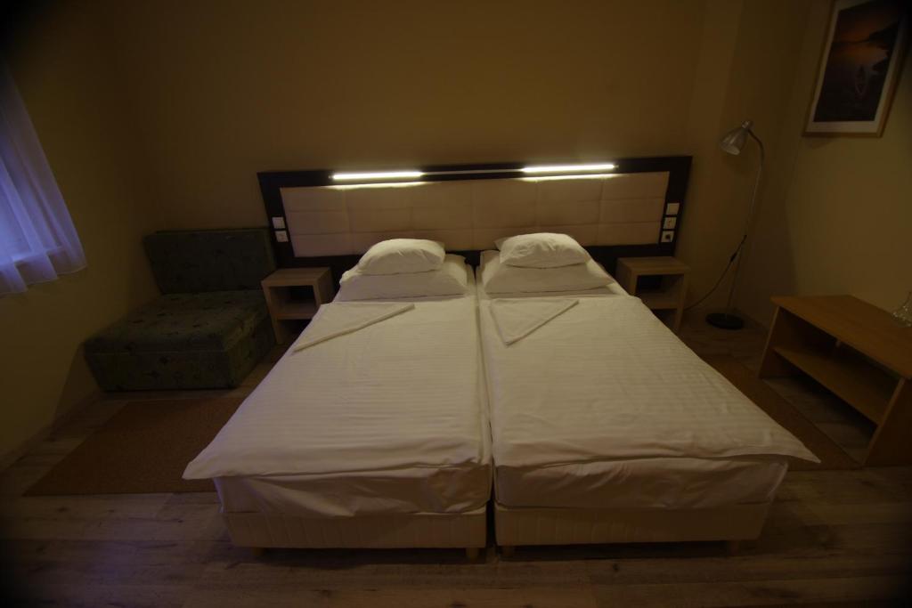 Трехместный (Двухместный номер с 2 отдельными кроватями + дополнительной кроватью (3 взрослых)) отеля Hotel Vadászkürt, Секешфехервар