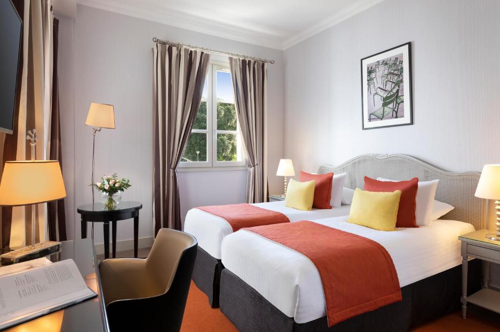 Двухместный (Двухместный номер с 2 отдельными кроватями - Замок) отеля Clarion Hotel Château Belmont Tours, Тур