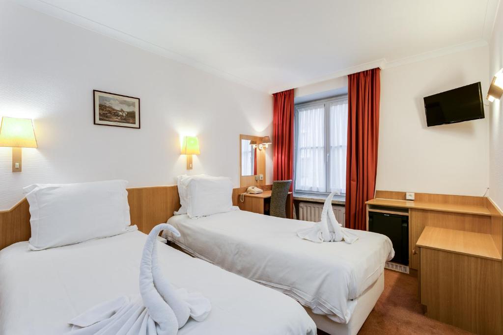 Двухместный (Двухместный номер с 2 отдельными кроватями) отеля Hotel Bryghia, Брюгге