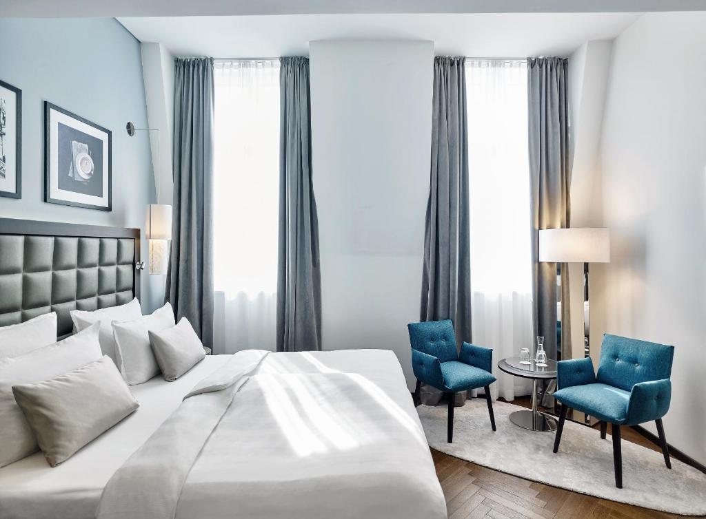 Двухместный (Двухместный номер Делюкс с 1 кроватью или 2 отдельными кроватями) отеля Steigenberger Hotel Herrenhof, Вена