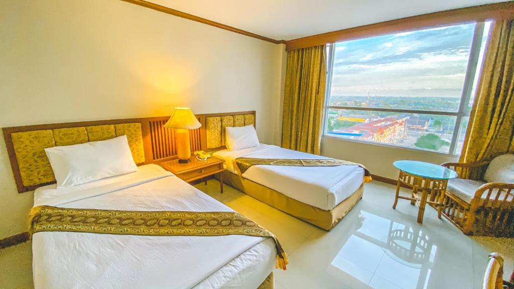 Двухместный (Двухместный номер эконом-класса с 1 кроватью или 2 отдельными кроватями) отеля K Park, Сураттхани