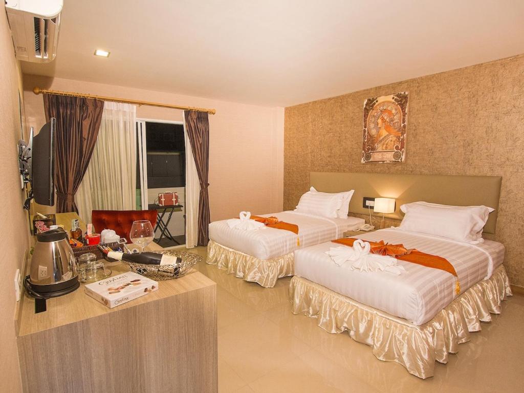 Двухместный (Люкс «Ретро» с 2 отдельными кроватями) отеля Retro39, Бангкок