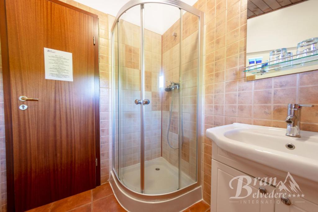 Двухместный (Небольшой двухместный номер с 2 отдельными кроватями) гостевого дома Bran Belvedere International, Бран