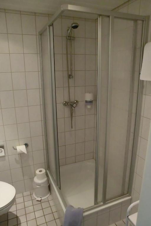 Двухместный (Стандартный двухместный номер с 1 кроватью и душем) отеля Hotel Eigen, Галле (Восточная Германия)