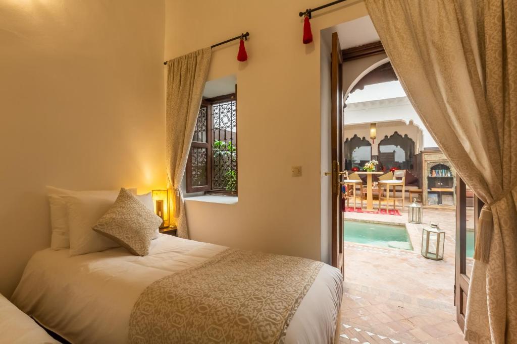Двухместный (Двухместный номер с 1 кроватью или 2 отдельными кроватями) гостевого дома Riad Amin, Марракеш