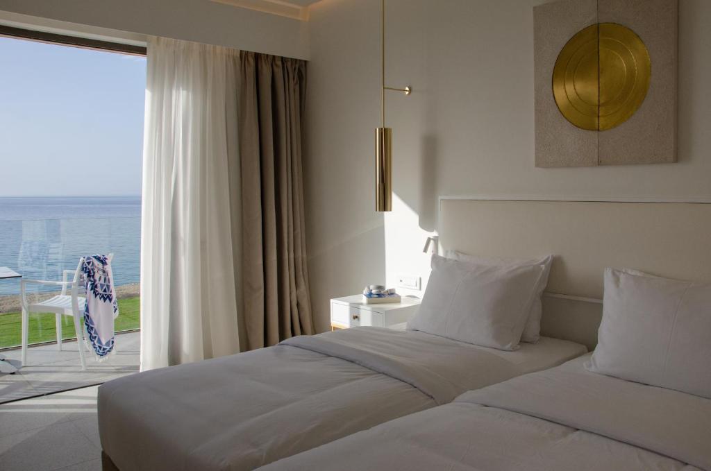 Двухместный (Двухместный номер с 1 кроватью с видом на море) курортного отеля Robinson Club Ierapetra, Кутсунари