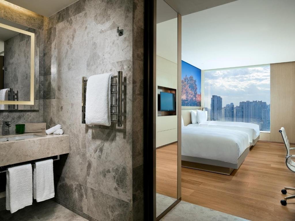 Двухместный (Городской двухместный номер с 2 отдельными кроватями) отеля East Beijing, Пекин