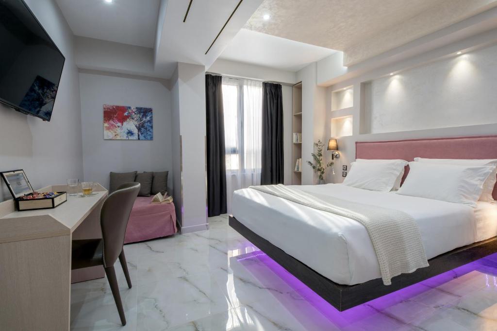 Двухместный (Улучшенный двухместный номер с 1 кроватью), Athens Starlight Hotel