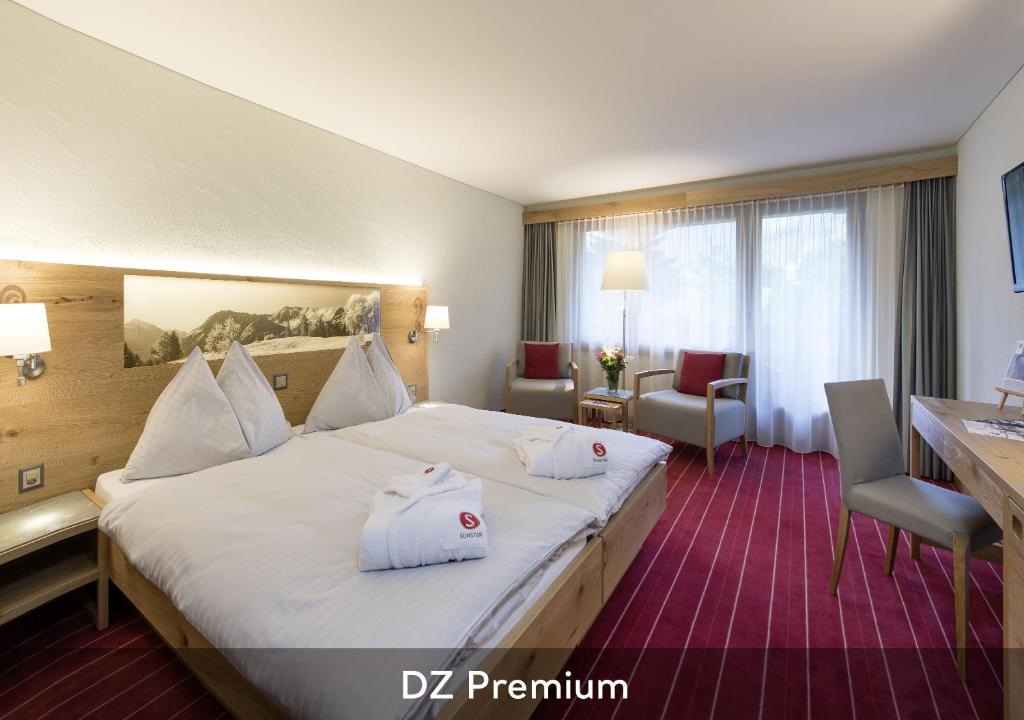 Двухместный (Двухместный номер «Премиум» с 1 кроватью) отеля Sunstar Boutique Hotel Albeina Klosters, Давос
