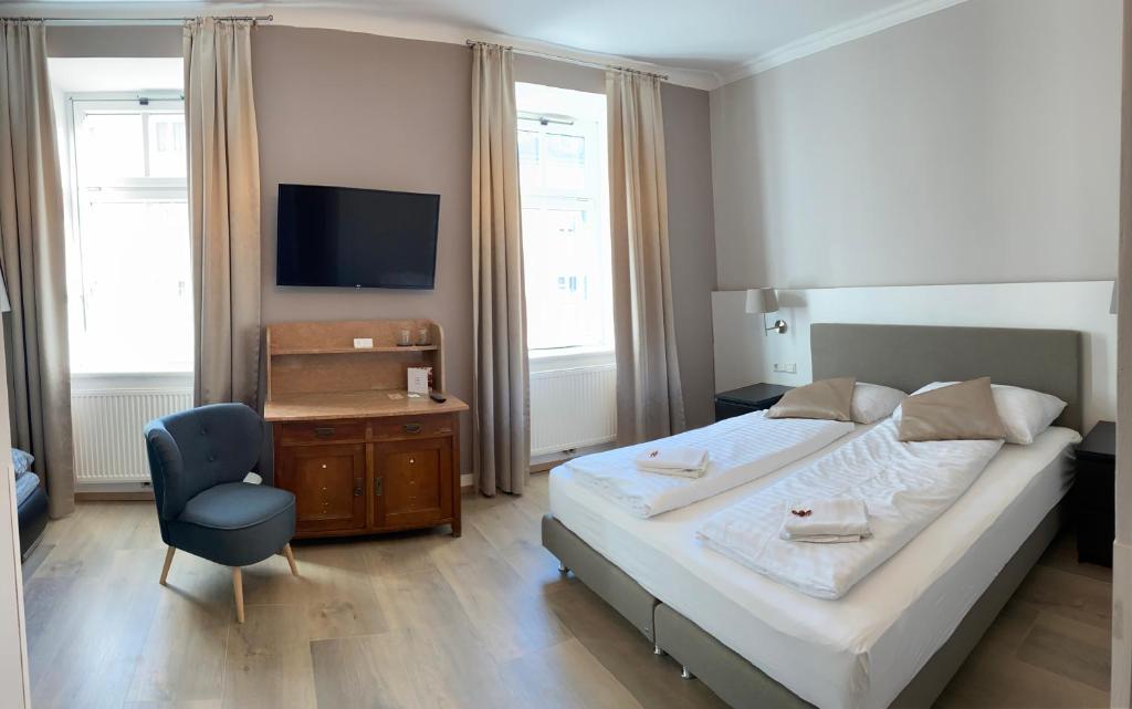 Двухместный (Улучшенный двухместный номер с 1 кроватью) отеля Urban Stay Salzburg City, Зальцбург