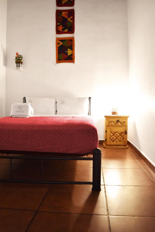 Двухместный (Двухместный номер с 1 кроватью и общей ванной комнатой) хостела Mexico City Hostel, Мехико