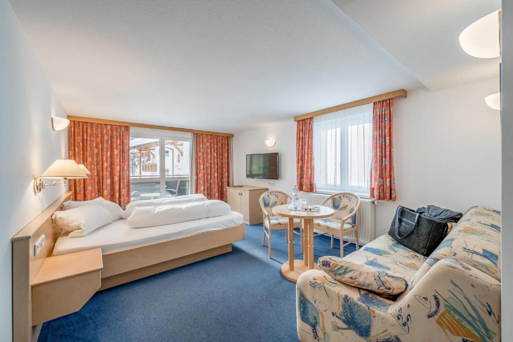 Двухместный (Двухместный номер с 1 кроватью и видом на горы) отеля Alpenhotel Zimba, Бранд