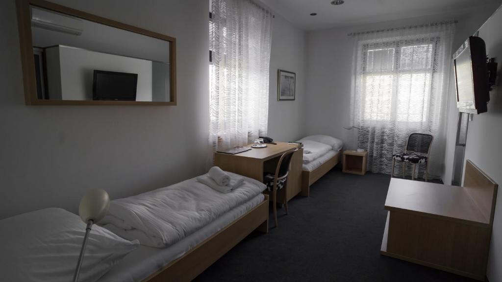 Двухместный (Небольшой двухместный номер с 2 отдельными кроватями) отеля Hotel Villa Nečas Žilina, Жилина